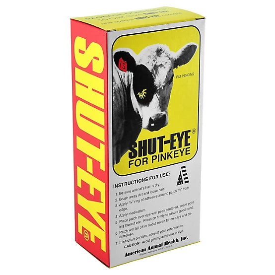 Durvet 10 pc. Cow Size Shut-Eye Patches