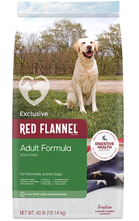 Red Flannel Adult Formula Dog Food, 40 lb. Bag