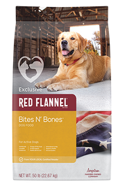 Red Flannel Bites N' Bones Dog Food, 50 lb. Bag