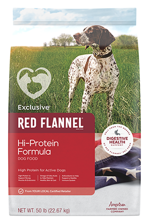 Red Flannel Hi-Protein Formula Dog Food, 50 lb. Bag