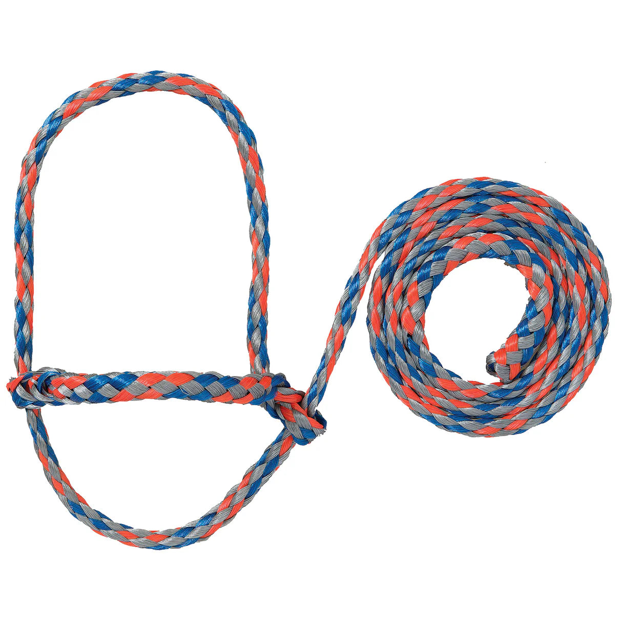 Weaver Livestock Poly Rope Halter, Pink/Coral/Mint