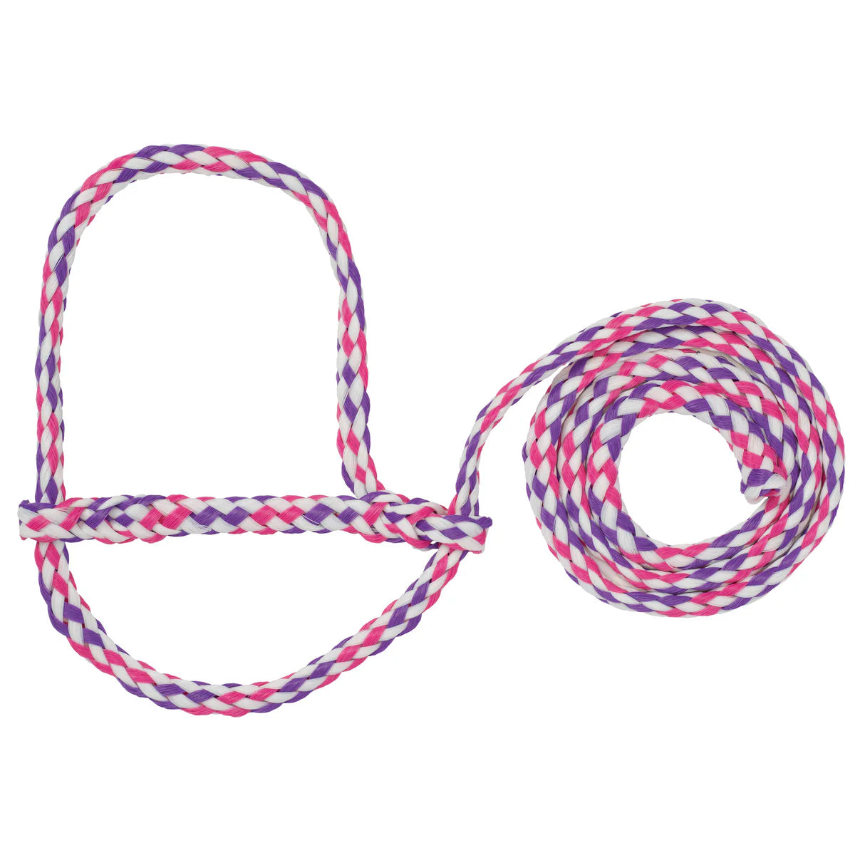 Weaver Livestock Poly Rope Halter, Pink/Coral/Mint