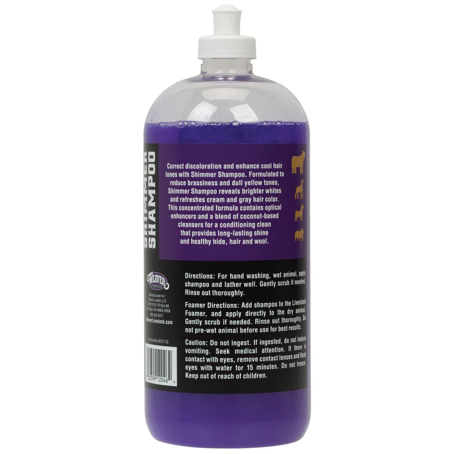 Weaver Livestock Shimmer Shampoo, 1 Quart