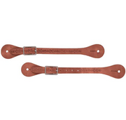 Weaver Equine Barbed Wire Spur Straps, Russet