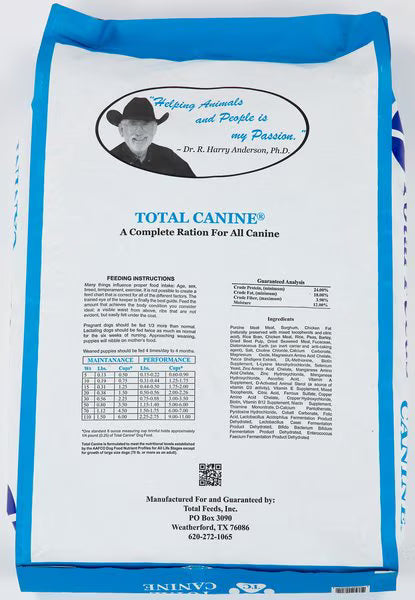Total Feeds Total Canine, 30 lb. Bag