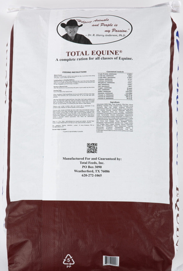 Total Feeds Total Equine, 40 lb. Bag