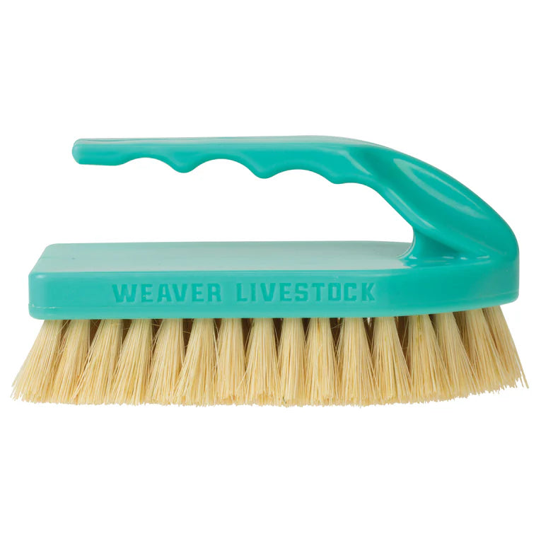 Weaver Livestock Plastic Tampico Pig Brush with Handle
