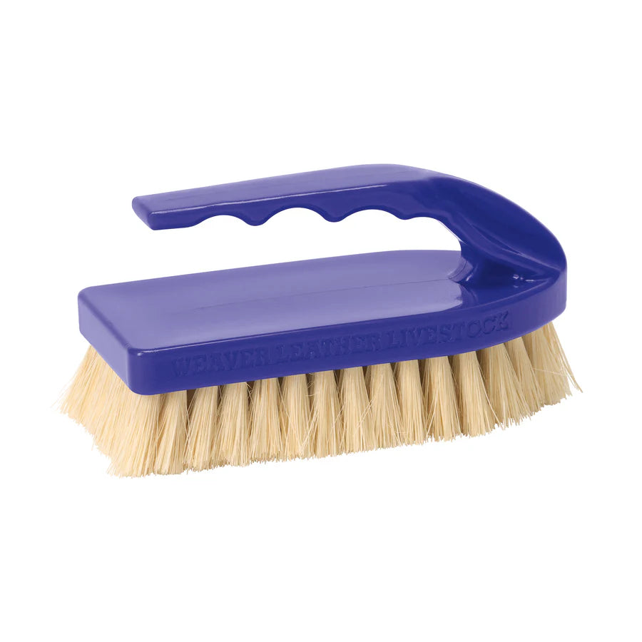 Weaver Livestock Plastic Tampico Pig Brush with Handle