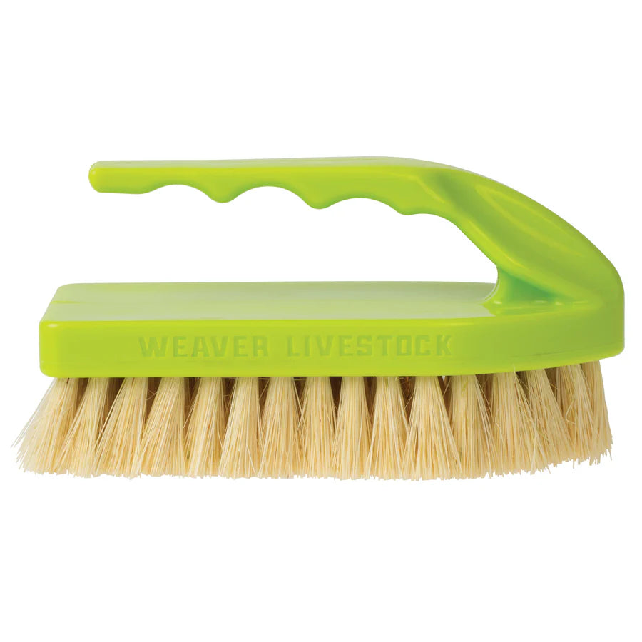 Weaver Livestock Plastic Tampico Pig Brush with Handle