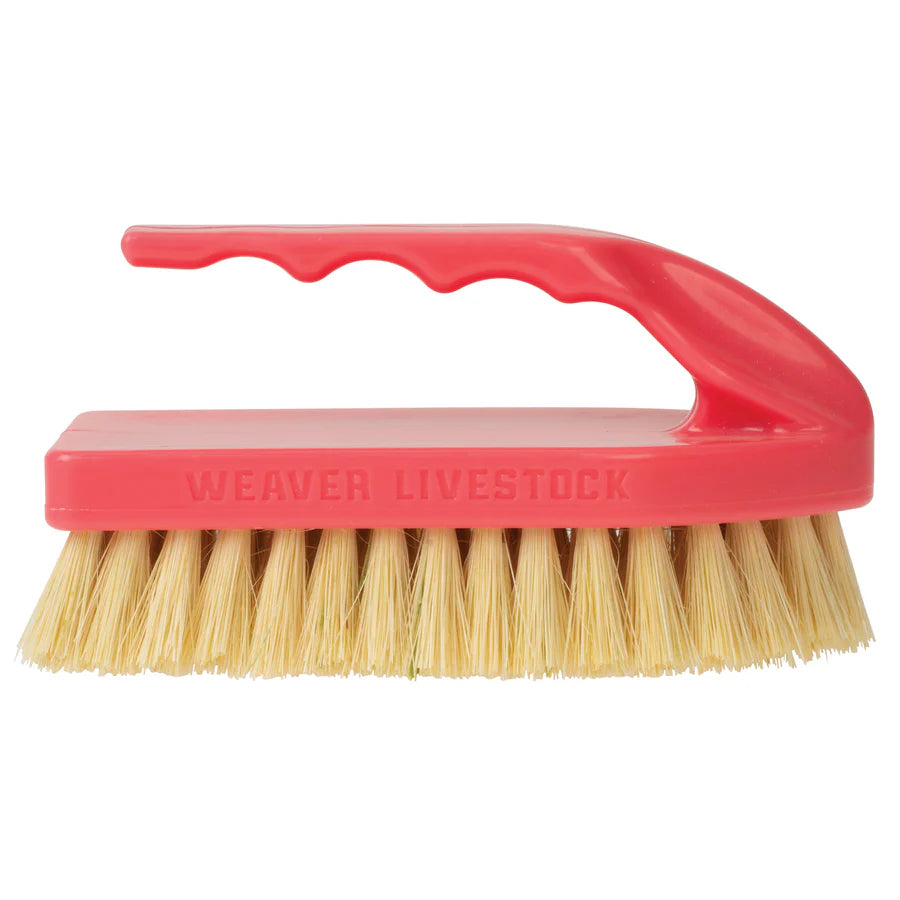 Weaver Livestock Plastic Tampico Pig Brush with Handle