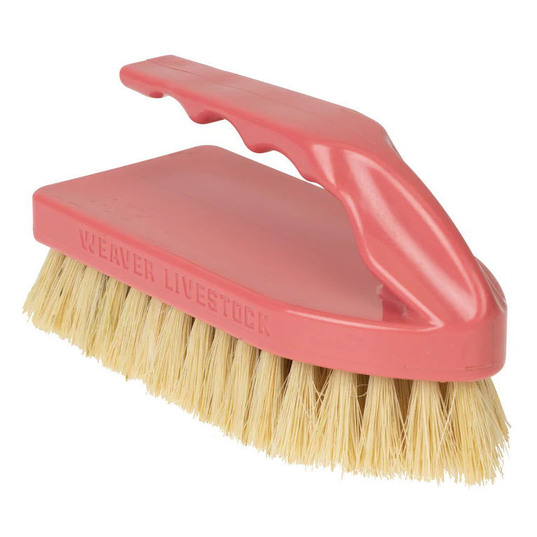 Weaver Livestock Plastic Tampico Pig Brush with Handle