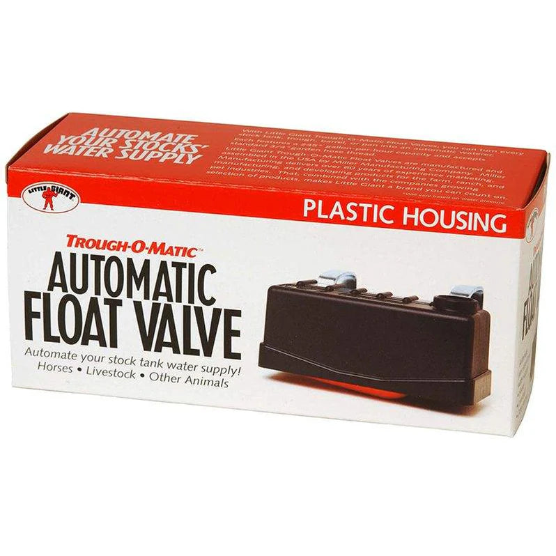 Little Giant Trough Matic Stock Tank Float Valve, Plastic Housing