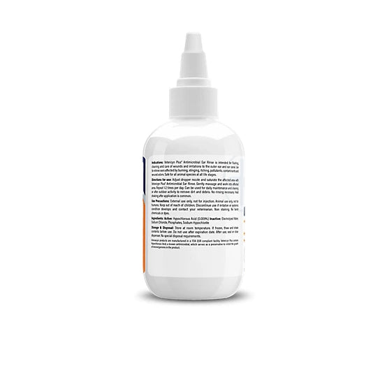 Vetericyn Plus Antimicrobial Liquid Ear Rinse for Dogs and Cats, 3 fl oz
