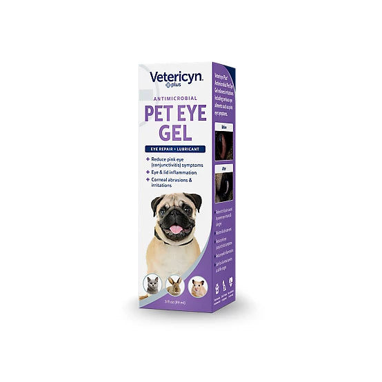 Vetericyn Plus Pet Eye Gel for Dogs, Cats & Small Pets, 3 fl oz