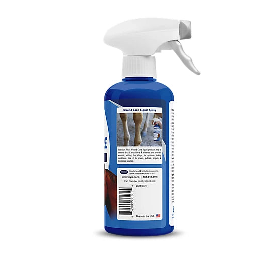 Vetericyn Plus Antimicrobial Wound Care Spray for Dogs, Cats, Horses, Birds & Small Pets, 16 oz