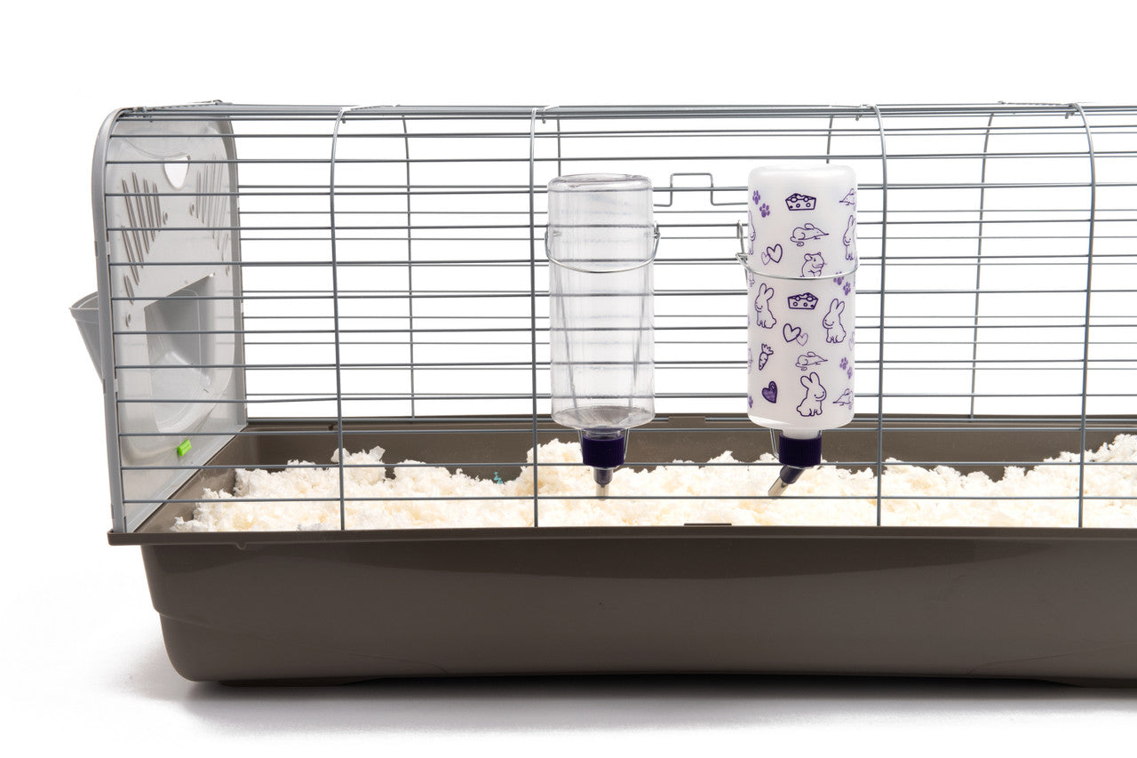 Lixit Rabbit and Small Pet Water Bottle With Deluxe Holder Set