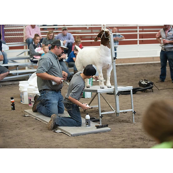 Weaver Livestock Aluminum Livestock Trim Stand with Nose Loop Head Piece