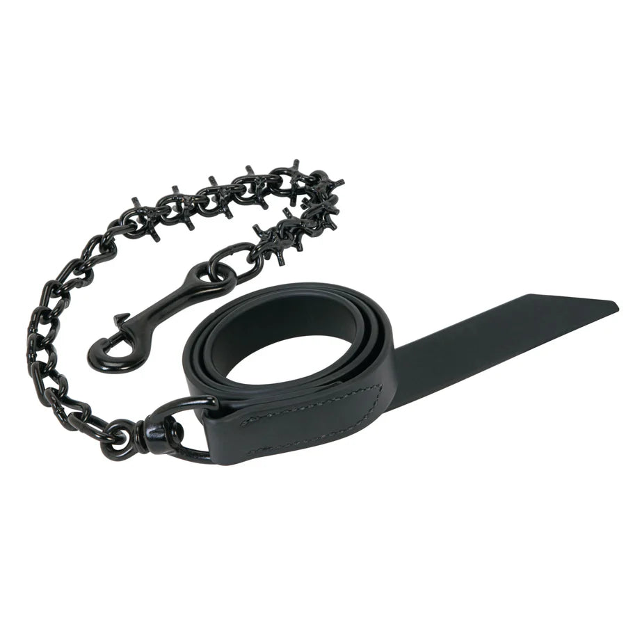 Weaver Livestock Leather Cattle Pronged Lead Chain
