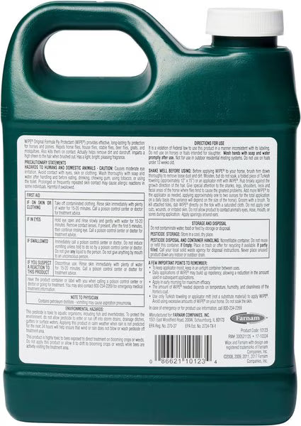 Farnam Wipe Original Formula Fly Protectant, 32 oz