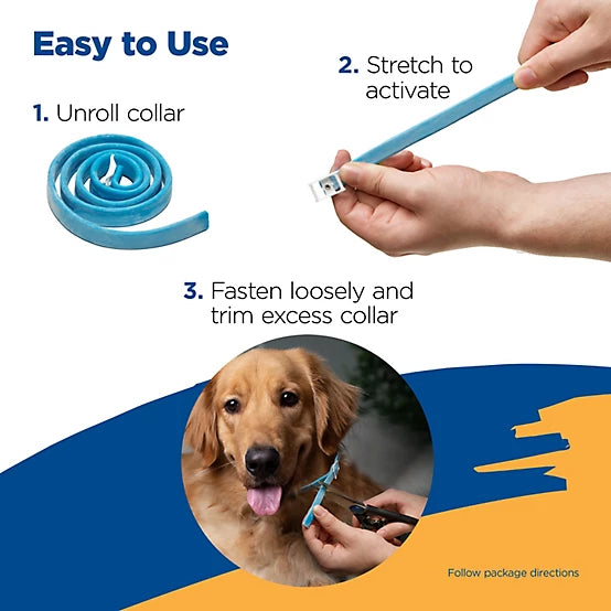 Zodiac Flea and Tick Collar for Large Dogs and Puppies, 7 Months Protection