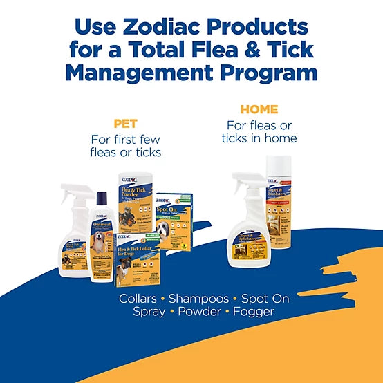Zodiac Flea and Tick Collar for Large Dogs and Puppies, 7 Months Protection
