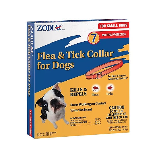 Zodiac Flea and Tick Collar for Large Dogs and Puppies, 7 Months Protection