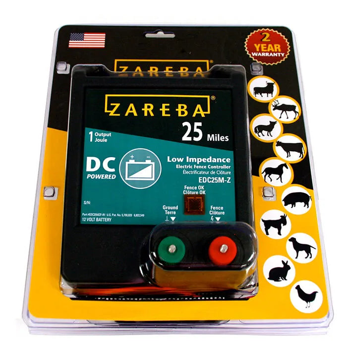 Zareba 25 Mile Battery Operated Low Impedance Fence Charger