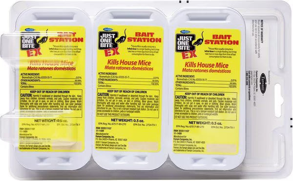 Farnam Just One Bite EX Bait Station, 3 count