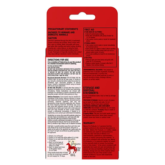 Manna Pro Pro Force 50 Spot On for Horses, 6 Pack