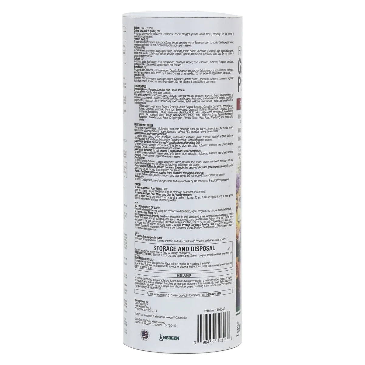 Prozap Garden & Poultry Dust, 2 lbs